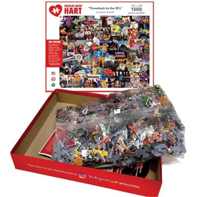 Image showing  1,000 pc. Throwback 90s by Steve Smith Jigsaw Puzzle, 24 in. x 30 in.