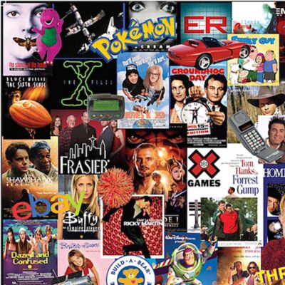 Image showing  1,000 pc. Throwback 90s by Steve Smith Jigsaw Puzzle, 24 in. x 30 in.