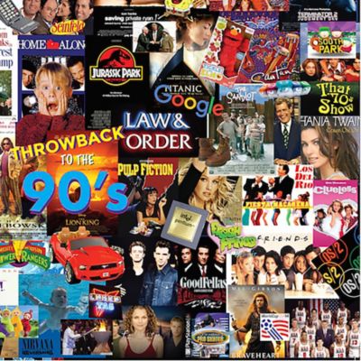 Image showing  1,000 pc. Throwback 90s by Steve Smith Jigsaw Puzzle, 24 in. x 30 in.
