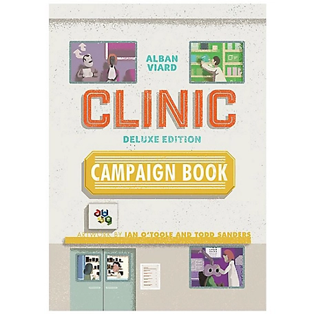 Capstone Games Clinic Deluxe Module Extension Strategy Board Game Campaign Book