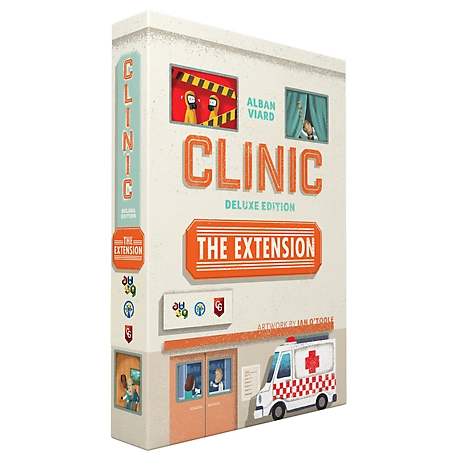 Capstone Games Clinic Deluxe Extension 1 Strategy Board Game Expansion