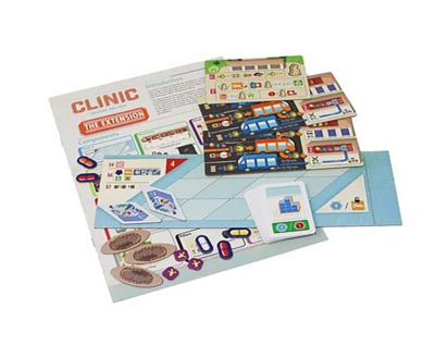 Image showing  Clinic Deluxe Extension 1 Strategy Board Game Expansion, 1-4 Players