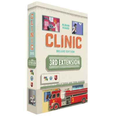 Capstone Games Clinic Deluxe Extension 3 Strategy Board Game Expansion