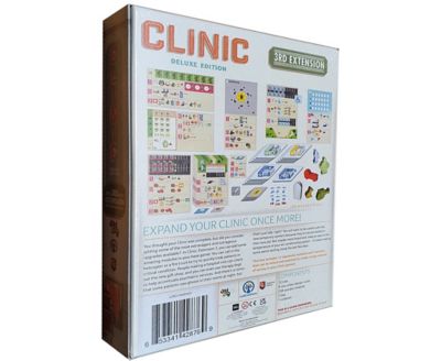 Image showing  Clinic Deluxe Extension 3 Strategy Board Game Expansion, 1-4 Players