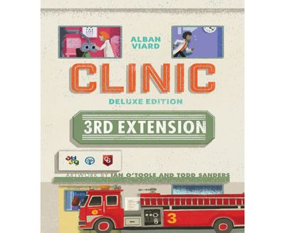 Image showing  Clinic Deluxe Extension 3 Strategy Board Game Expansion, 1-4 Players