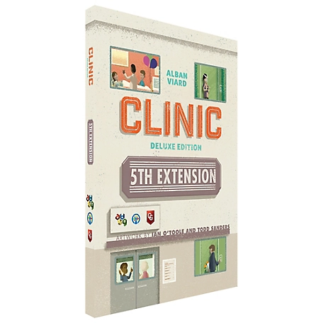 Capstone Games Clinic Deluxe Extension 5 Strategy Board Game Expansion