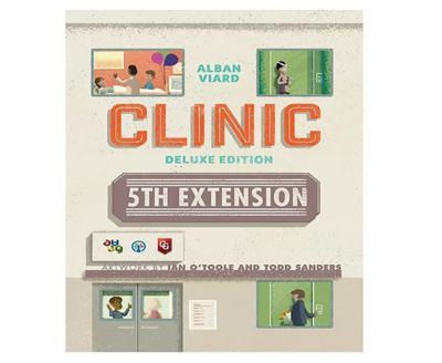 Image showing  Clinic Deluxe Extension 5 Strategy Board Game Expansion