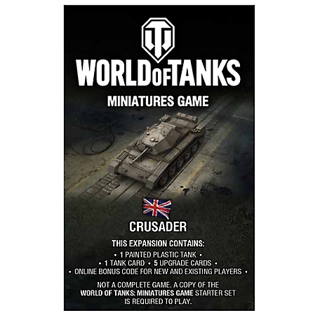 Gale Force Nine World of Tanks: British Crusader Expansion Miniatures Game, Wave 6 Tank