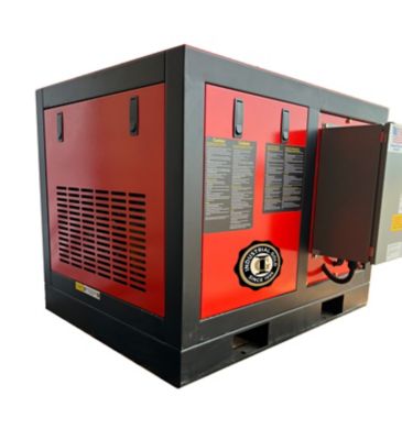 Image showing  7.5 HP Enclosed Rotary Screw Air Compressor/Oil Cooler, 208 to 230V, 3 Phase, 28 CFM at 150 PSI