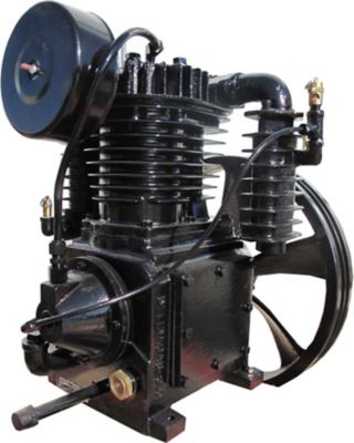 Image showing  2-Stage Cast-Iron Reciprocating Air Compressor Pump, 12 to 25 CFM at 175 PSI