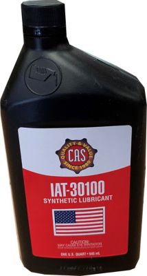 Industrial Gold Synthetic Reciprocating Air Compressor Oil, 30 Weight, 500 Plus Degree Flash Point, 1 qt.