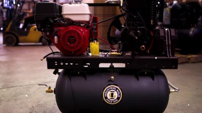 Image showing  30 gal. Horizontal Platinum Series Electric Start Air Compressor, 16 CFM at 175 PSI