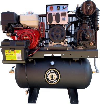 Industrial Gold 13 HP 30 gal. Air Compressor, Generator and Welder, 110V/240V, 1 Phase, 60 Hz