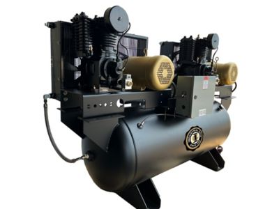 Image showing  5 HP 120 gal. Duplex Air Compressor, 460 to 480V, 3 Phase, 60 Hz