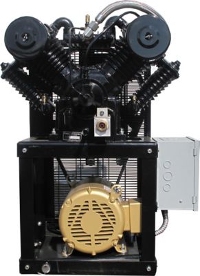 Industrial Gold 7.5 HP Cube Air Compressor, 460 to 480V, 3 Phase, 60 Hz, 28 CFM at 175 PSI