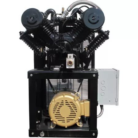 Gold 10 HP Cube Industrial Air Compressor 175 PSI 208V/230V 3 Phase 60 Hz 35 CFM to 175 PSI Stationary Air Compressors