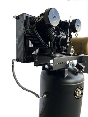 Image showing  7.5 HP 80 Gal. Vertical Air Compressor, 208 to 230V, 3-Phase, 60 Hz, 28 CFM at 175 PSI