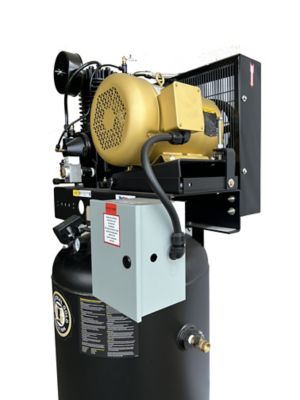 Image showing  7.5 HP 80 gal. 2-Stage Vertical Air Compressor, 175 PSI, 460V/480V, 3-Phase, 60 Hz, 28 CFM