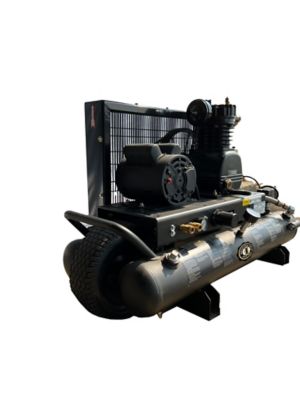 Image showing  2 HP Wheel Barrow Style Portable Air Compressor, 110V, 60 Hz, 10 gal. Tank, 6 CFM at 125 PSI