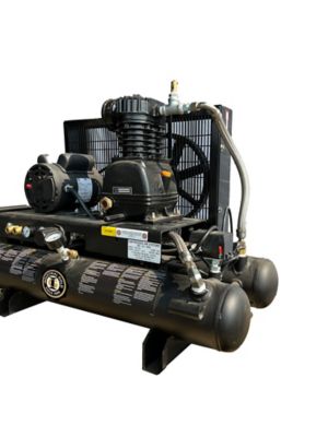 Image showing  2 HP Wheel Barrow Style Portable Air Compressor, 110V, 60 Hz, 10 gal. Tank, 6 CFM at 125 PSI