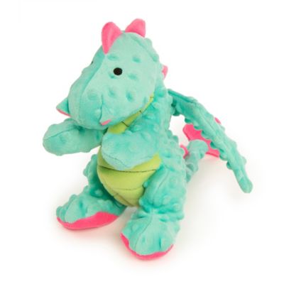 Image showing  Dragons Squeaky Plush Dog Toy, Chew Guard Technology, Seafoam, Large
