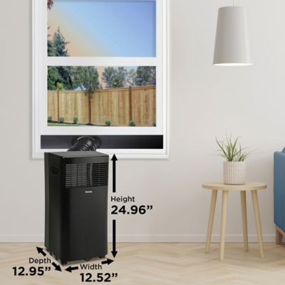 Image showing 6 th Danby 115V 3-in-1 Portable Air Conditioner, 150 sq. ft., 9,000 BTU (5,000 SACC), Black