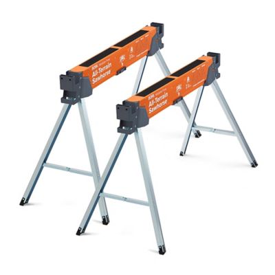 Bora 42.5 in. x 30 in. 750 lb. Capacity All-Terrain Sawhorse, 2-Pack