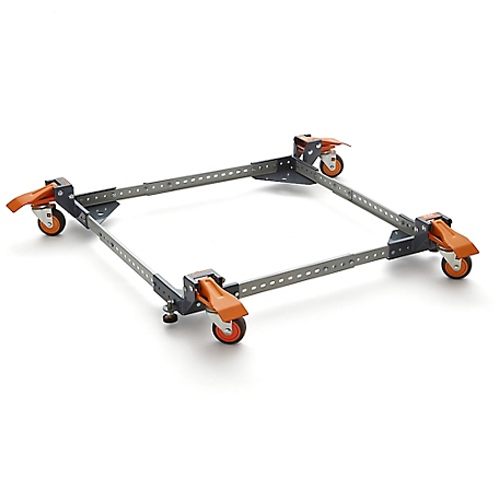 Bora 650 lb. Capacity Heavy-Duty All-Swivel Mobile Base for Machines and Equipment