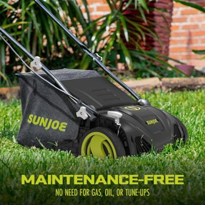 Image showing 5 th Sun Joe Electric Lawn Dethatcher with Collection Bag