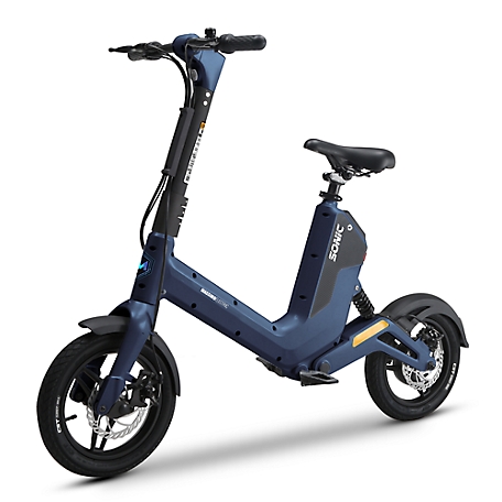 Massimo Sonic Electric Bike 350W, 15 MPH, Unisex - Blue