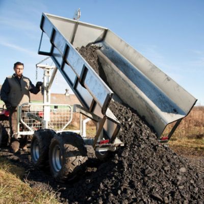 Image showing 5 th DR Power Equipment 79 in. x 42 in. x 24 in. Pro XL2000 Towable Versa-Trailer, 2,000 lb. Max Capacity