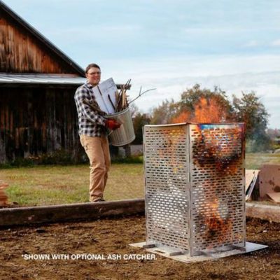 Image showing  8.1 cu. ft. Stainless Steel BurnCage Burn Barrel