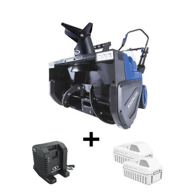 Image showing  iON+ 22 in. 48V Max Single-Stage Cordless Snow Blower, Battery and Charger Included