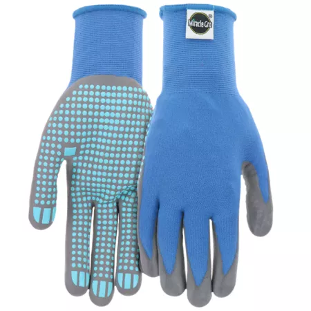 Miracle-Gro Women's Nylon Polka Dot Gloves 1 Pair Gardening Gloves