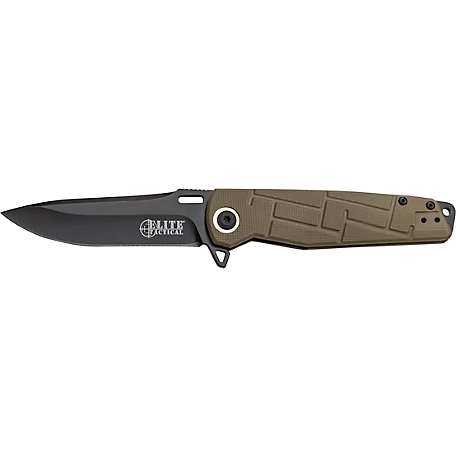 Elite Tactical 3.5 in. Readiness Tan Knife