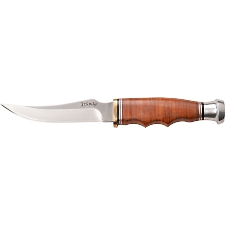 Elk Ridge 3.25 in. Outskirt Fixed Blade Knife, ER-200-29LBR at