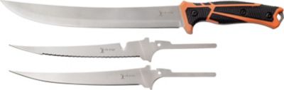 Elk Ridge Trek Interchangeable Fillet Knife with 3 Blades, ER-TKFIX004CS