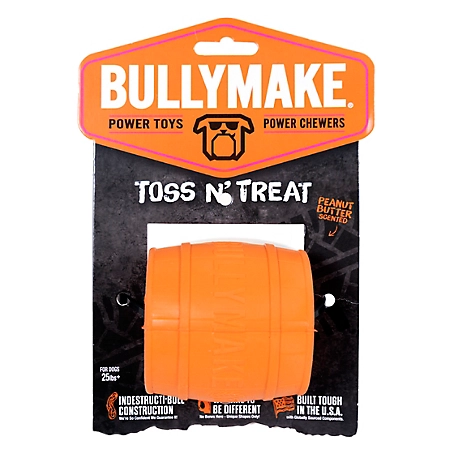 BULLYMAKE Rubber Keg Dog Toy, 1031337