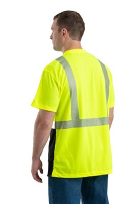 Image showing 1 th Berne Men's Hi-Vis Colorblock Class 2 T-Shirt