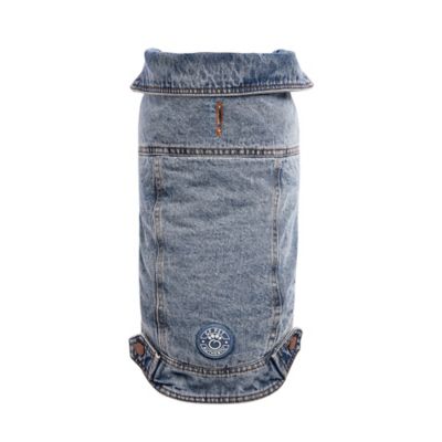 GF Pet Denim Dog Jacket, Light Wash