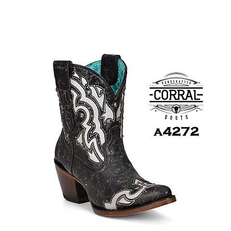 Corral Embroidered with Inlay J Toe Western Boots