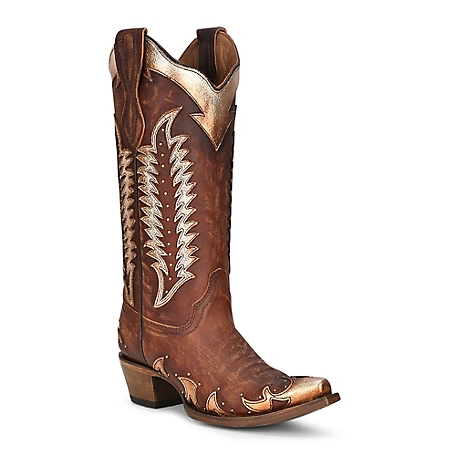 Circle G Women's Overlay Embroidery Studded Boots at Tractor Supply Co.