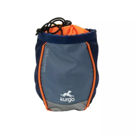 Kurgo Go Stuff It Treat Bag Navy Dog Treat Pouches