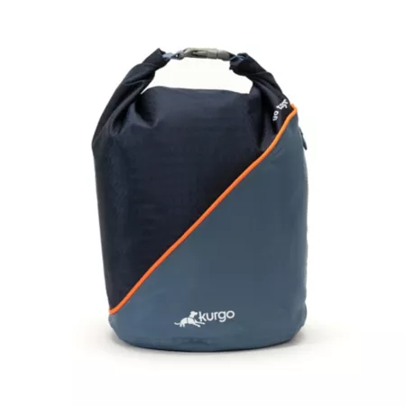 Kurgo Kibble Carrier 5 lb Navy Pet Portable Water & Food Containers