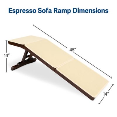 Image showing 5 th PetSafe CozyUp Sofa Pet Ramp for Dogs Up to 100 lb., Espresso