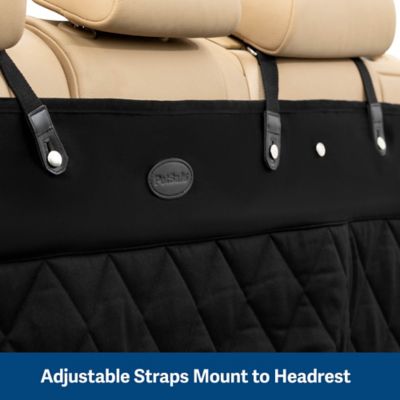 Image showing  Happy Ride Quilted Bench Seat Pet Cover, Black