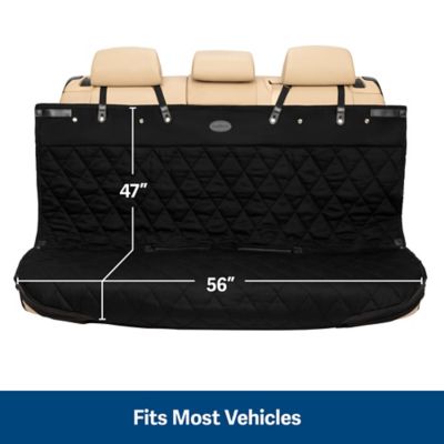 Image showing 5 th PetSafe Happy Ride Quilted Bench Seat Pet Cover, Black