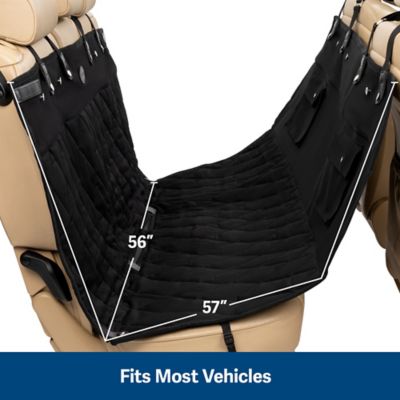 Image showing 5 th PetSafe Happy Ride Quilted Hammock Seat Pet Cover, Black