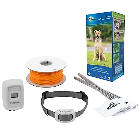  PetSafe Basic In-Ground Pet Fence – from the Parent Company of  INVISIBLE FENCE Brand - Underground Electric Pet Fence System with  Waterproof and Battery-Operated Training Collar : PetSafe : Pet Supplies