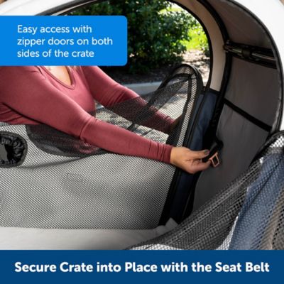 Image showing  Happy Ride Collapsible Polyester Travel Crate